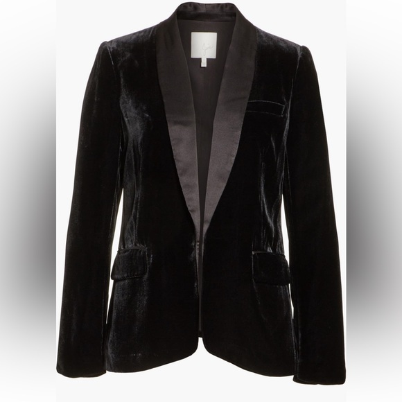 Joie Mehira H Velvet Blazer - Picture 1 of 6